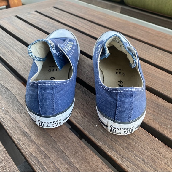 Converse Chuck Taylor All Star Slip Navy Blue Canvas Sz 8.5 - Picture 3 of 5